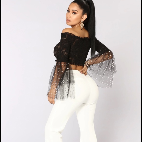 Joseline Long Sleeve Top - black - Picture 4 of 10